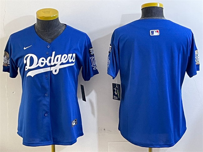 Youth Los Angeles Dodgers Blank Royal 2024 World Series With Fernando Memorial Patch Alternate Limited Stitched Baseball Jersey Youth Los Angeles Dodgers Blank Royal 2024 World Series With Fernando Memorial Patch Alternate Limited Stitched Baseball Jersey